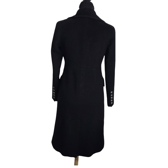 Vince wool/ cashmere blend double breasted stadium coat size 2 in Black - Picture 7 of 12